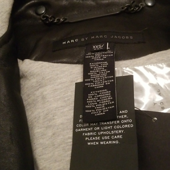 XXS MARC BY MARC JACOBS leather jacket - Picture 2 of 6